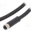 M12K-05BFDM-SL8S01_Φύσα; M12; PIN: 5; θηλυκά; Κωδικός Κ; 1m; IP67; ευθύς; αγωγοί