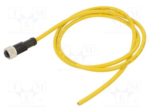 M12A-05BFFM-SL8A01_Φύσα; M12; PIN: 5; θηλυκά; κωδικός Α-DeviceNet / CANopen; 1m; IP68