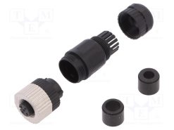 PASH-M12A-05P-FF-SL7002-00A(H)_Φύσα; M12; PIN: 5; θηλυκά; κωδικός Α-DeviceNet / CANopen; κόλληση