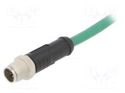 MSXS-08BMMM-SL7X05_Φύσα; M12; PIN: 8; αρσενικά; κωδικός Χ-ProfiNET; 5m; IP67; 50V; 500mA