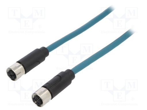 PXPTPU12FIM08XCL030PU_Φύσα; M12; PIN: 8; αρσενικά; κωδικός Χ-ProfiNET; IP67; 48V; 500mA