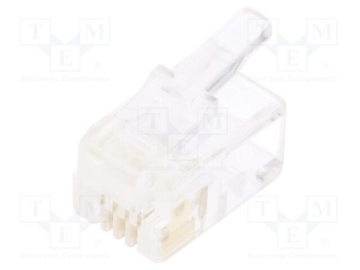 RJ114P4CR_Φύσα; RJ11; PIN: 4; Διάγραμμα: 4p4c; για αγωγό; IDC