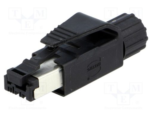 09451511100_Φύσα; RJ45; PIN: 4; Κατ: 5; Επίχρυση; Διάγραμμα: 8p4c; 6