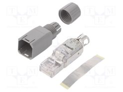 1658435_Φύσα; RJ45; PIN: 4; Κατ: 5; Επίχρυση; Διάγραμμα: 8p8c; 22AWG; IDC