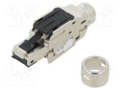 09451511140_Φύσα; RJ45; PIN: 4; Κατ: 5; θωρακισμένα; Διάγραμμα: 8p4c; 26AWG÷22AWG