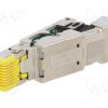 1149846_Φύσα; RJ45; PIN: 8; Επίχρυση; Διάγραμμα: 8p8c; για αγωγό; IDC; ευθύς