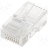 MTP-88-G-S_Φύσα; RJ45; PIN: 8; Επαφές: φωσφορούχος χαλκός; Επίχρυση; UL94V-0