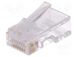 EMP881AF2000000_Φύσα; RJ45; PIN: 8; Επαφές: φωσφορούχος χαλκός; Επίχρυση; UL94V-2