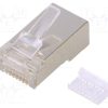 MP0004_Φύσα; RJ45; PIN: 8; Κατ: 5e; θωρακισμένα; Διάγραμμα: 8p8c; για αγωγό