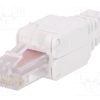 MP0025_Φύσα; RJ45; PIN: 8; Κατ: 6; Διάγραμμα: 8p8c; 23AWG÷26AWG; λευκό; ευθύς