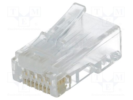 RJ45W-CAT6U_Φύσα; RJ45; PIN: 8; Κατ: 6; Διάγραμμα: 8p8c; για αγωγό; IDC