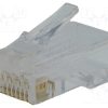 RJ45W-CAT6U-R_Φύσα; RJ45; PIN: 8; Κατ: 6; Διάγραμμα: 8p8c; για αγωγό; IDC