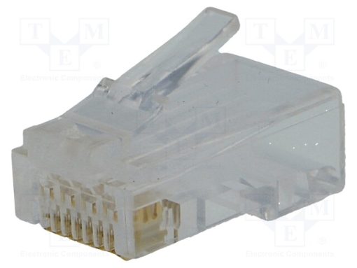 RJ45W-CAT6U-R_Φύσα; RJ45; PIN: 8; Κατ: 6; Διάγραμμα: 8p8c; για αγωγό; IDC