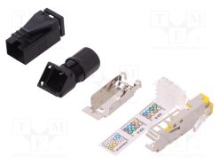 09451511561_Φύσα; RJ45; PIN: 8; Κατ: 6; θωρακισμένα; Διάγραμμα: 8p8c; 27AWG÷22AWG