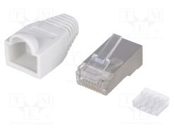 MP0022W_Φύσα; RJ45; PIN: 8; Κατ: 6; θωρακισμένα