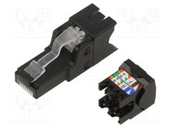 FP6X88MTG_Φύσα; RJ45; PIN: 8; Κατ: 6a; Διάγραμμα: 8p8c; 26AWG÷22AWG; για αγωγό