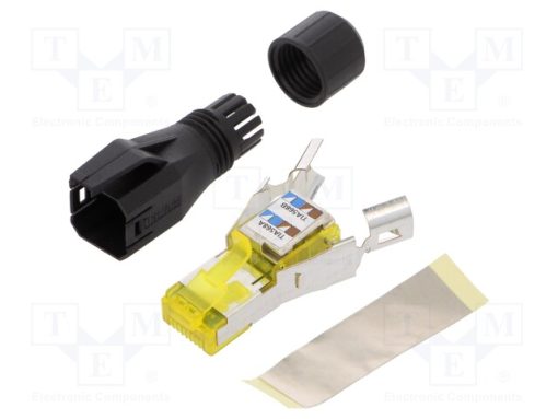 1419001_Φύσα; RJ45; PIN: 8; Κατ: 6a; Επάργυρη; Διάγραμμα: 8p8c; 26AWG÷24AWG