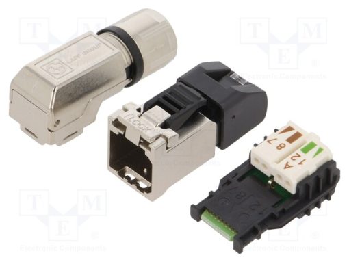 21700636_Φύσα; RJ45; PIN: 8; Κατ: 6a; θωρακισμένα; Διάγραμμα: 8p8c; 5