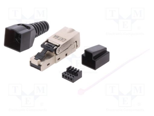 MP0044_Φύσα; RJ45; PIN: 8; Κατ: 6a; θωρακισμένα; Διάγραμμα: 8p8c; RJ45 φίς