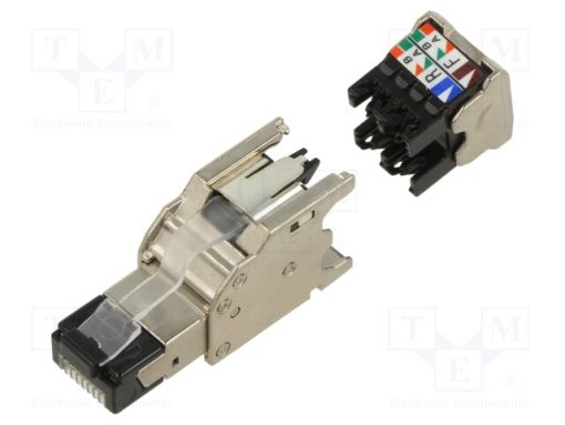 FPS6X88MTG_Φύσα; RJ45; PIN: 8; Κατ: 6a; θωρακισμένα; Διάγραμμα: 8p8c; για αγωγό