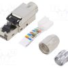 MP0040N_Φύσα; RJ45; PIN: 8; Κατ: 6a; θωρακισμένα; Διάγραμμα: 8p8c; για αγωγό