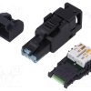 J00026A3001_Φύσα; RJ45; PIN: 8; Κατ: 6a; χωρίς θωράκιση; Επίχρυση; 5