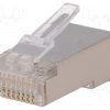 RJ45WE_Φύσα; RJ45; PIN: 8; θωρακισμένα; Διάγραμμα: 8p8c; για αγωγό