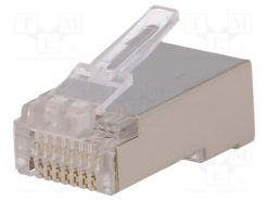 RJ45WE_Φύσα; RJ45; PIN: 8; θωρακισμένα; Διάγραμμα: 8p8c; για αγωγό