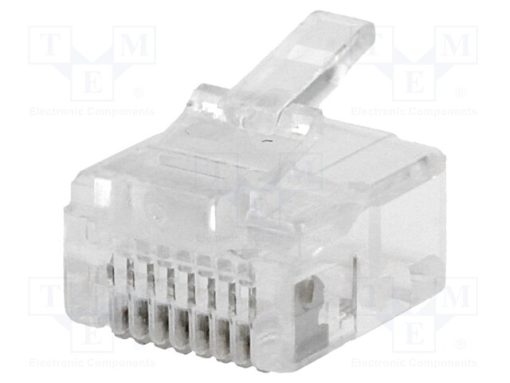 DS1123-03-P80T_Φύσα; RJ45; PIN: 8; κοντά; Διάγραμμα: 8p8c; για αγωγό; IDC