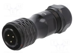 SA1610/P3IIB-1_Φύσα; SA16; αρσενικά; PIN: 3; IP67; 8÷12mm; 10A; κόλληση; για αγωγό