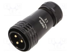 SA2810/P3IB_Φύσα; SA28; αρσενικά; PIN: 3; IP67; 13÷16mm; 50A; κόλληση; για αγωγό