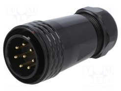 SA2810/P8IB_Φύσα; SA28; αρσενικά; PIN: 8; IP67; 13÷16mm; 25A; κόλληση; για αγωγό