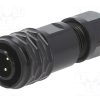 SA810/P2B_Φύσα; SA8; αρσενικά; PIN: 2; IP67; 4÷5mm; 5A; κόλληση; για αγωγό; 125V