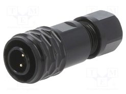 SA810/P2B_Φύσα; SA8; αρσενικά; PIN: 2; IP67; 4÷5mm; 5A; κόλληση; για αγωγό; 125V