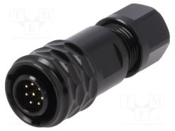 SA810/P8B_Φύσα; SA8; αρσενικά; PIN: 8; IP67; 4÷5mm; 3A; κόλληση; για αγωγό; 30V