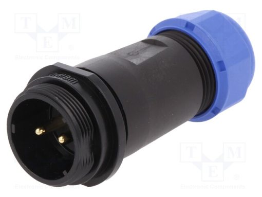 SP2111/P2II-1N_Φύσα; SP21; αρσενικά; PIN: 2; IP68; 7÷12mm; 30A; κόλληση; για αγωγό