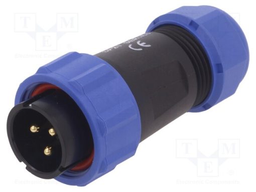 SP2110/P3II-1N_Φύσα; SP21; αρσενικά; PIN: 3; IP68; 7÷12mm; 30A; κόλληση; για αγωγό