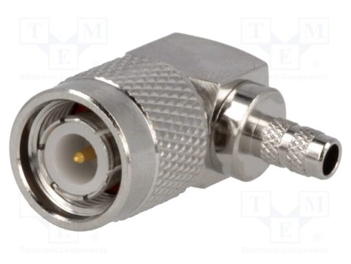 T1112A1-ND3G-1-50_Φύσα; TNC; αρσενικά; γωνιακός 90°; 50Ω; σύσφιξη; για αγωγό; POM