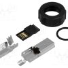 690-W05-260-043_Φύσα; USB B mini; για αγωγό; κόλληση; ευθύς; για έγχυση; IP67