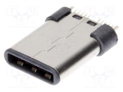 12401562E4#2A_Φύσα; USB C; SMT; κάθετη; USB 3.1; Επίχρυση; 5A; κομμένα σε καρούλι