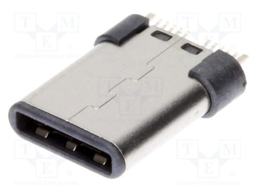 12401562E4#2A_Φύσα; USB C; SMT; κάθετη; USB 3.1; Επίχρυση; 5A; κομμένα σε καρούλι