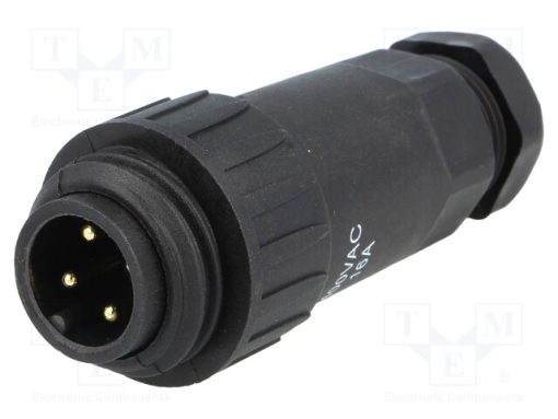 WA22J4TE2-6MM_Φύσα; WA22; αρσενικά; PIN: 4; 3+PE; IP67; 5÷6