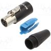 RT4FC-B_Φύσα; XLR mini; θηλυκά; PIN: 4; ευθύς; για αγωγό; κόλληση; Επίχρυση