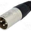 NC3MX_Φύσα; XLR; αρσενικά; PIN: 3; ευθύς; για αγωγό; κόλληση; 3