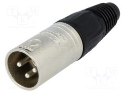 NC3MX_Φύσα; XLR; αρσενικά; PIN: 3; ευθύς; για αγωγό; κόλληση; 3