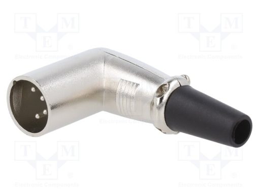 FC60964N_Φύσα; XLR; αρσενικά; PIN: 4; γωνιακός 90°; για αγωγό; κόλληση; 7