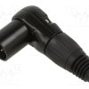 FC619305_Φύσα; XLR; αρσενικά; PIN: 5; γωνιακός 90°; για αγωγό; κόλληση; μαύρο