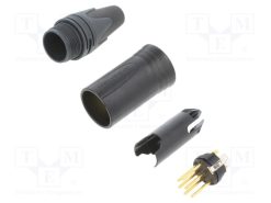 NC6MXX-B_Φύσα; XLR; αρσενικά; PIN: 6; ευθύς; για αγωγό; κόλληση; 7