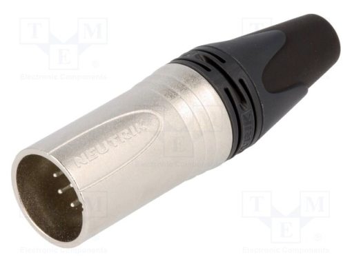 NC7MXX_Φύσα; XLR; αρσενικά; PIN: 7; ευθύς; για αγωγό; κόλληση; Επάργυρη