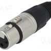 NC3FX_Φύσα; XLR; θηλυκά; PIN: 3; ευθύς; για αγωγό; κόλληση; 3